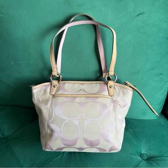 Y2K Coach Mini Leah Tote - Picture 2 of 8
